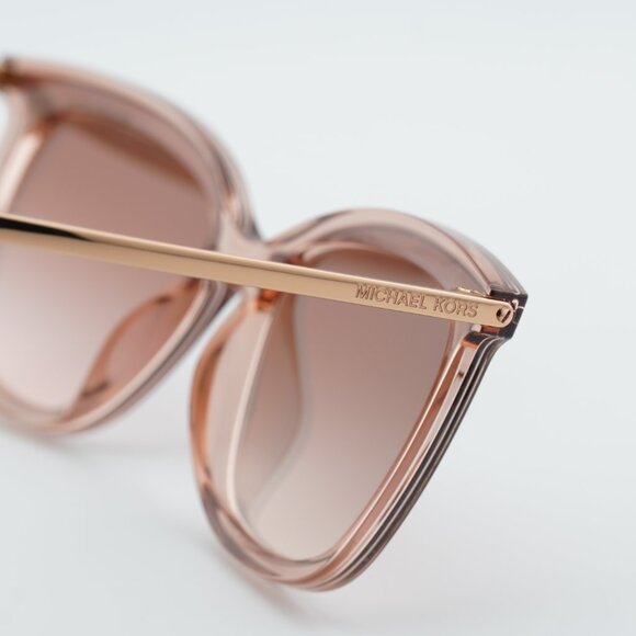Michael Kors MK2079U 31756F Sunglasses Pink/Gold Square Frame, Rose Gold Lenses - Picture 5 of 11